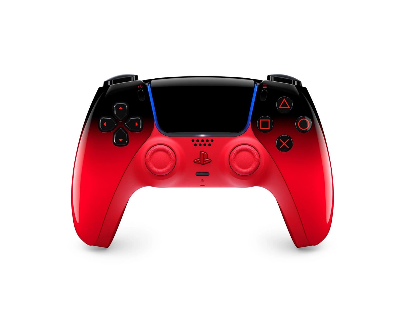 Sony PS5 Controller, Red & Black Finish